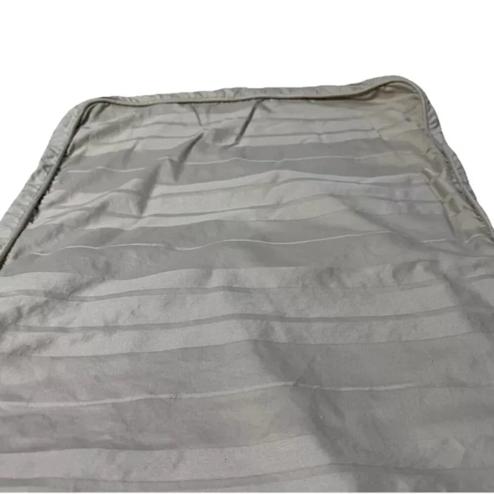 Fieldcrest Luxury Duvet Cover & Shams Full Queen Set 3Pc Pima Cotton Tan Bedding